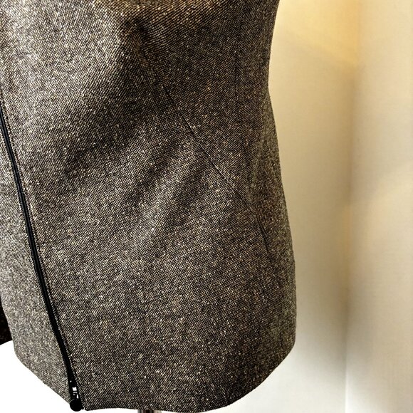 Akris Punto Women's Blazer Wool Silk Blend Light Jacket Front Full Zip‎ Sweater - Picture 7 of 15